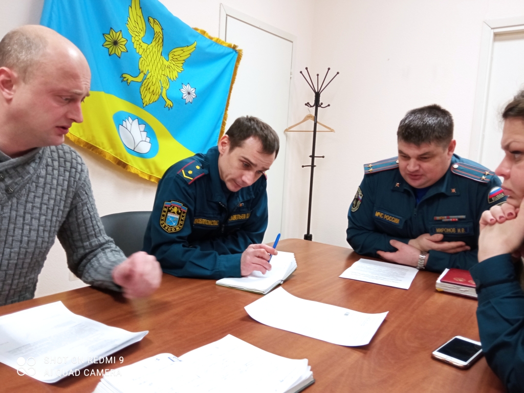 Проведение КЧС и ОПБ в Колтушской администрации (Всеволожский район) -  Ленинградское областное отделение ВДПО